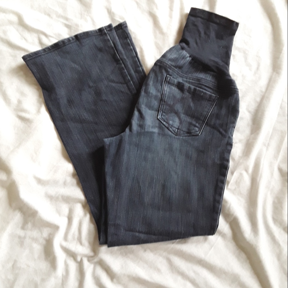 Long Maternity Blue Jeans Size XL by Motherhood